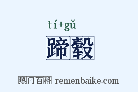蹄毂是什么意思的图片